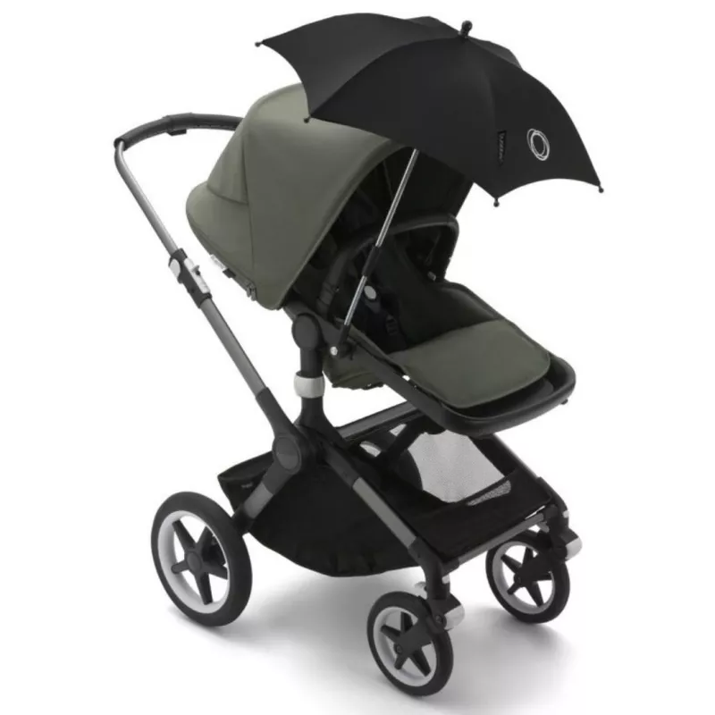 Bugaboo Sombrilla negro medianoche silla paseo