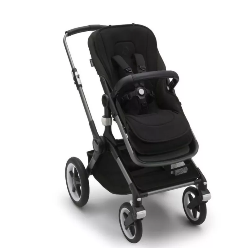 Bugaboo Colchoneta Integral Doble Confort negro medianoche silla paseo