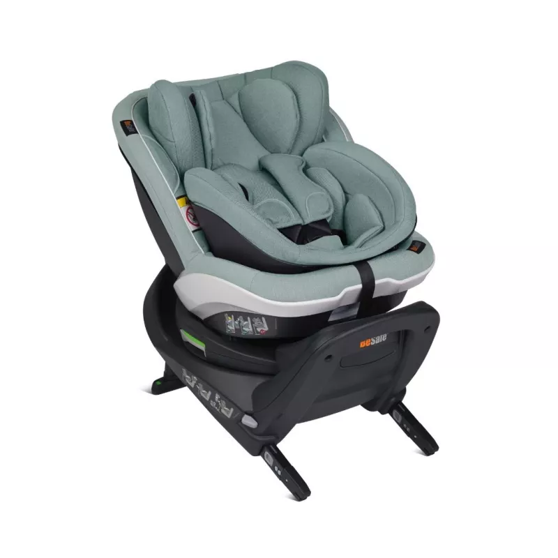 BeSafe Silla de Coche Grupo 0+/1 Izi Twist B I-Size sea green melange