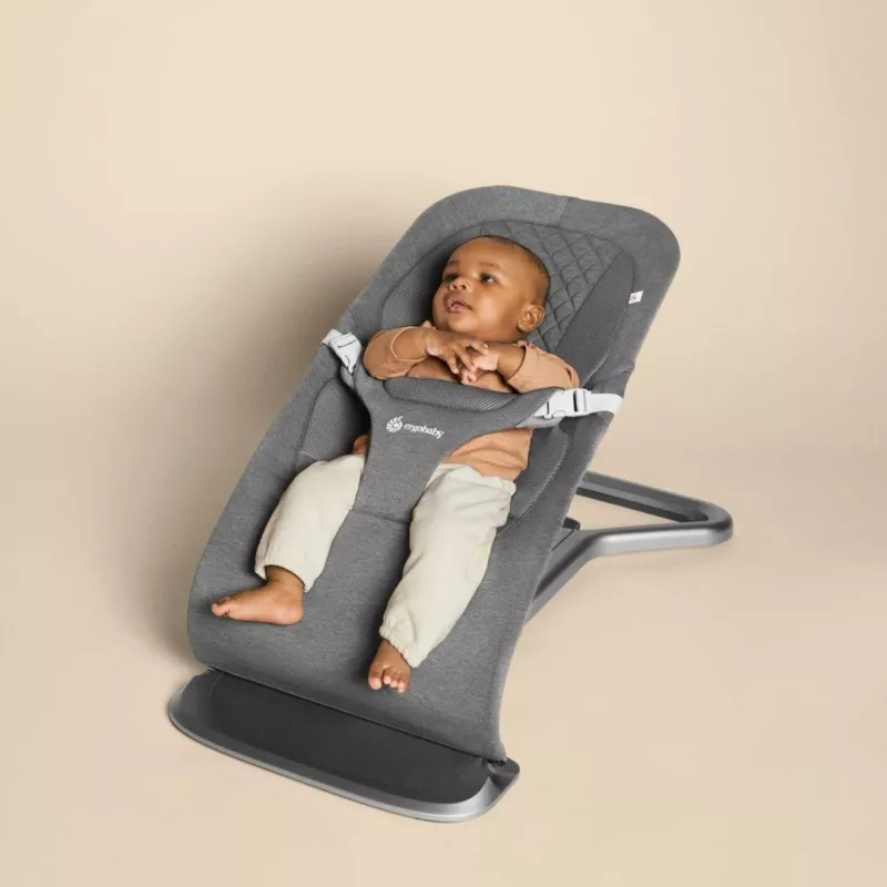 Ergobaby Hamaca 3 en 1 Evolve gris oscuro lifestyle bebe