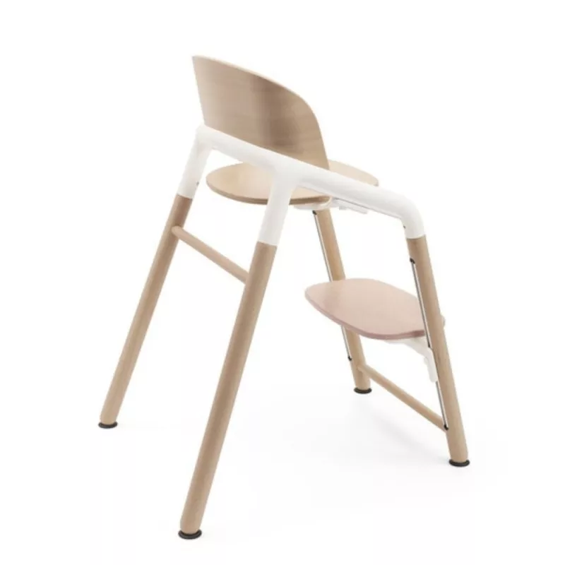 Bugaboo Trona Giraffe madera natural blanco reverso