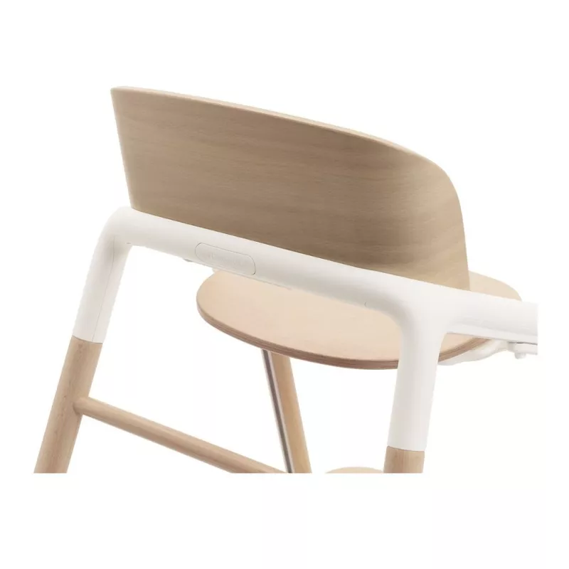 Bugaboo Trona Giraffe madera natural blanco asiento dorso