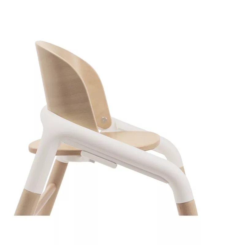 Bugaboo Trona Giraffe madera natural blanco asiento