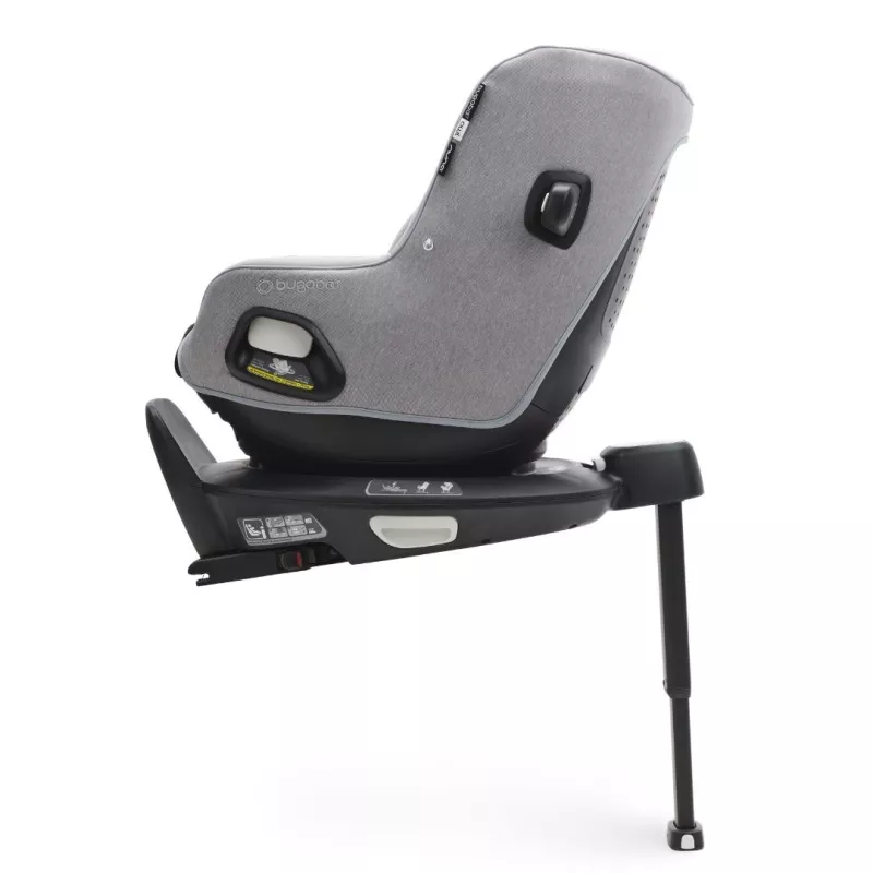 Bugaboo Silla Coche Owl by Nuna i-Size Grupo 0 1 gris lado izquierdo