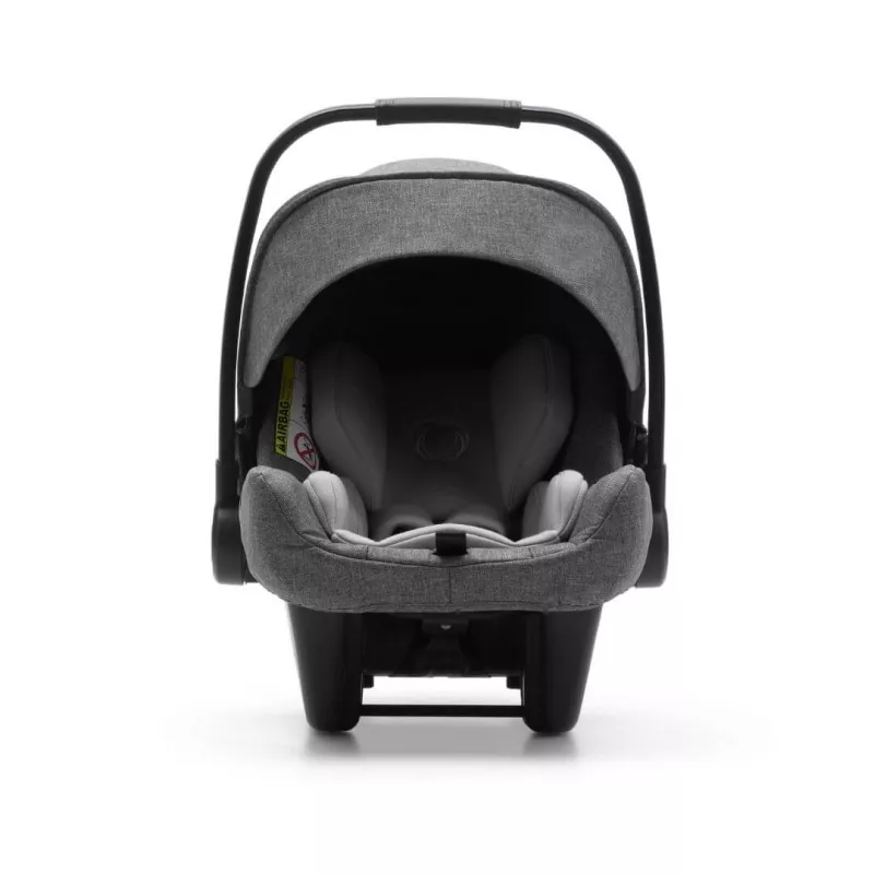 Bugaboo Silla Coche 0+ Turtle Air by Nuna 2022 Gris melange frontal