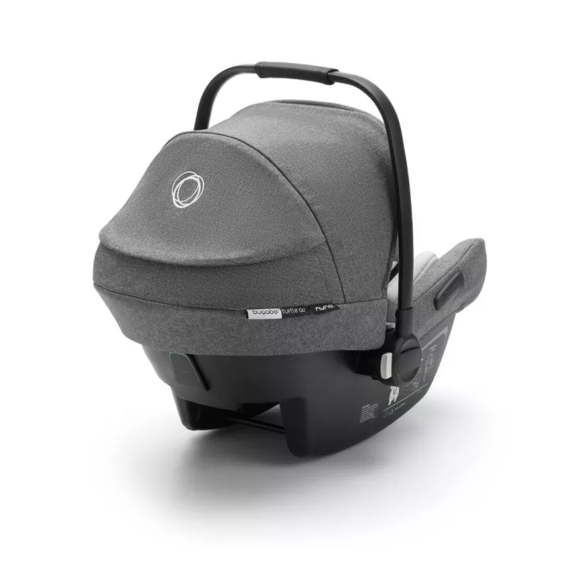 Bugaboo Silla Coche 0+ Turtle Air by Nuna 2022 Gris melange capota