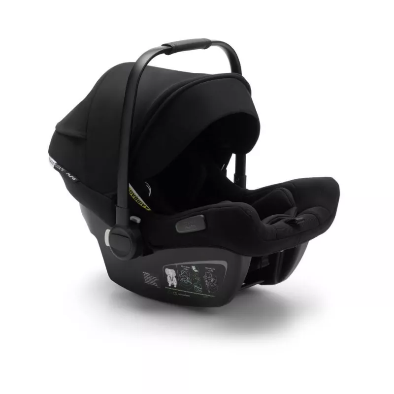 Bugaboo Silla Coche 0+ Turtle Air by Nuna 2022 Negro frente