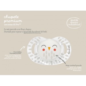 ▷ Catálogo-Venta de Suavinex Chupete Premium Bonhomía con Tetina  Fisiológica Sx Pro Silicona +18m Blanco AL MEJOR PRECIO