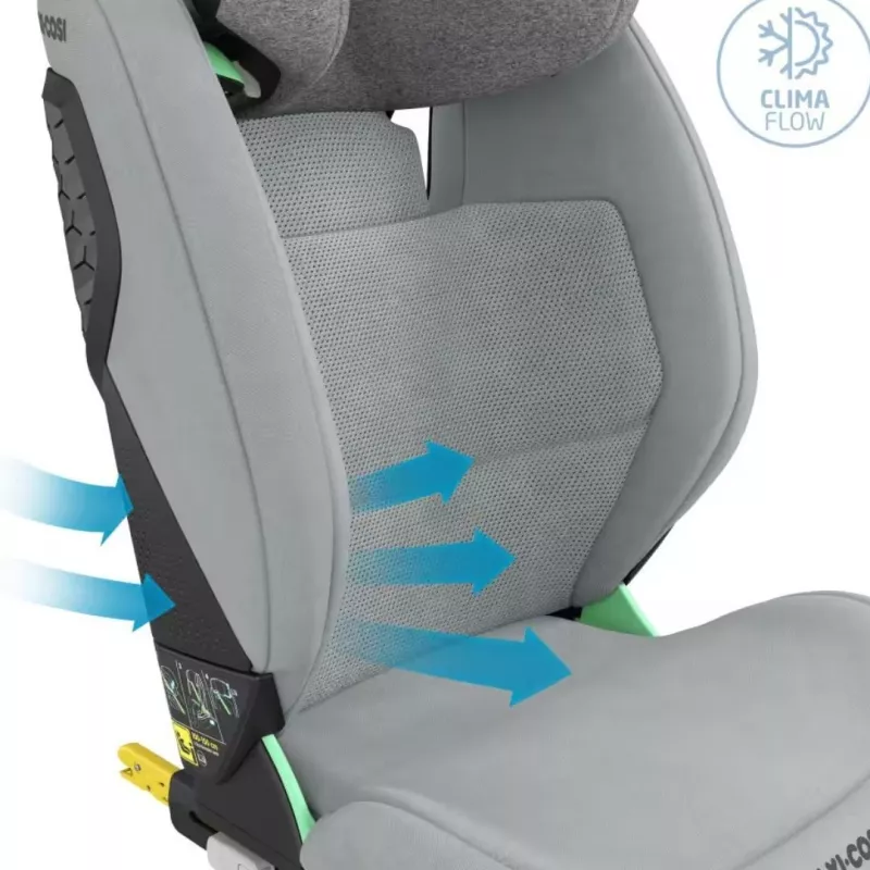 Maxi-Cosi Silla Coche Rodifix I-Size Grupo 2-3 authentic grey transpirable