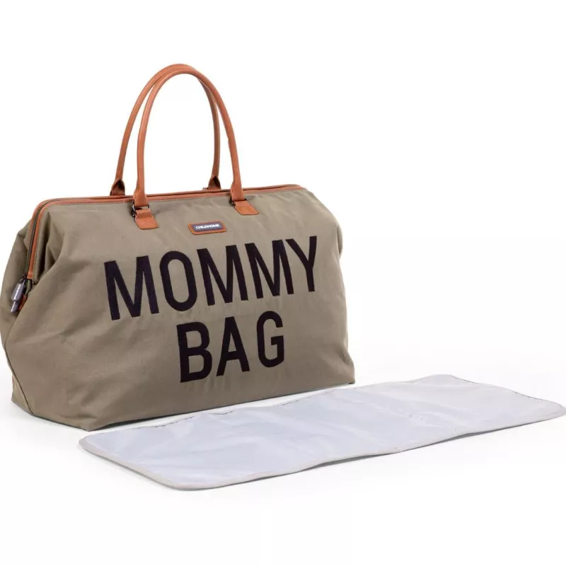 Childhome Bolso Maternal Mommy Bag Lona Khaki cambiador