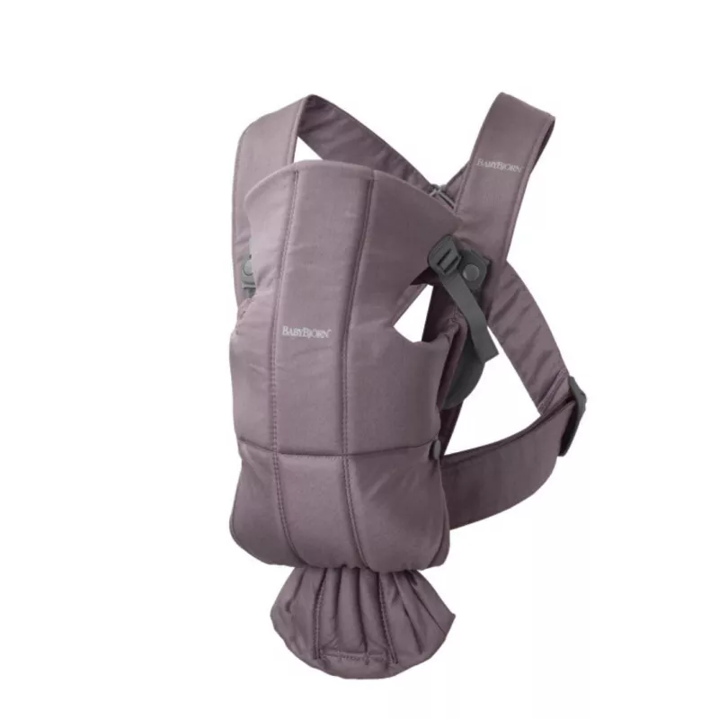 BabyBjörn Mochila Portabebé Mini Cotton lila