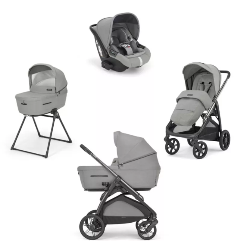 Inglesina Cochecito Aptica System Quattro Darwin Recline satin grey