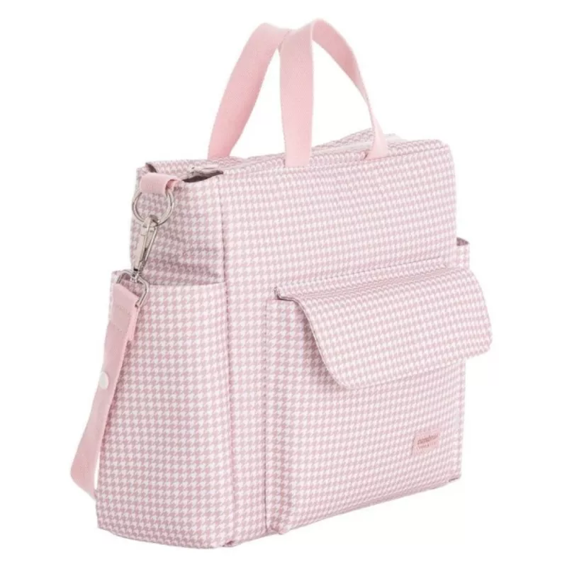 Cambrass Bolso Maternal Pack Windsord rosa lateral