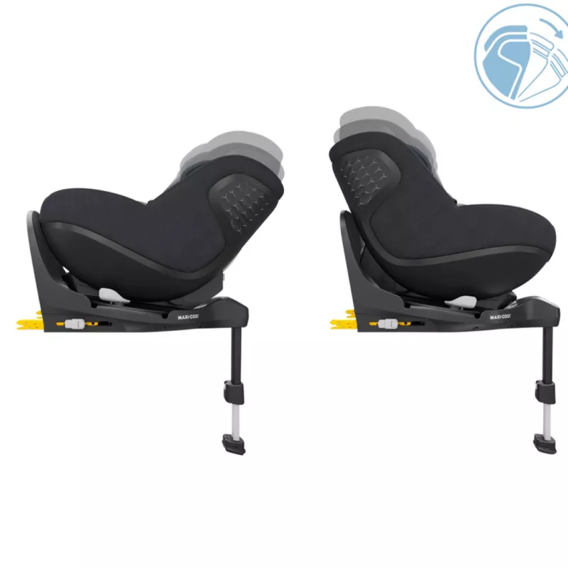 Maxi-Cosi Silla Coche Pearl 360 Pro i-Size Grupo 1 authentic graphite posiciones reclinado