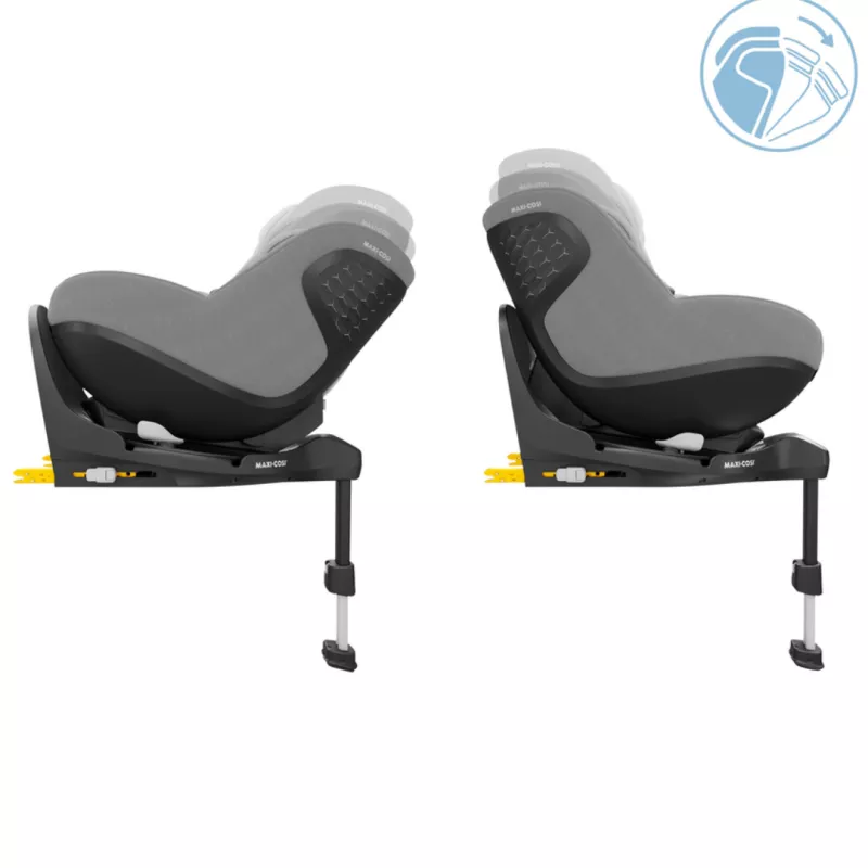 Maxi-Cosi Silla Coche Pearl 360 Pro i-Size Grupo 1 authentic grey posiciones reclinado