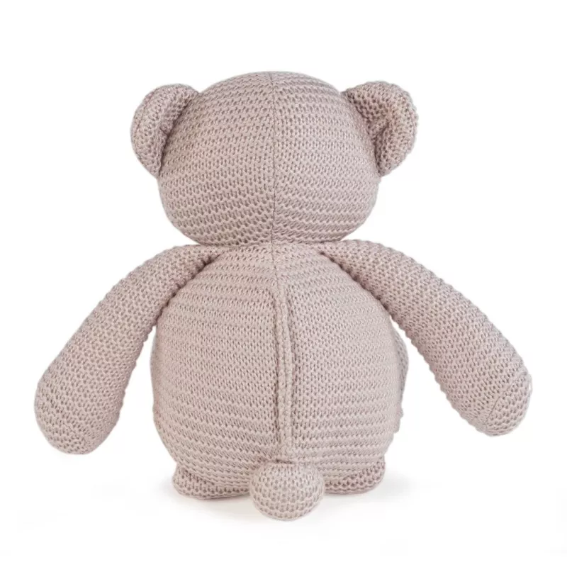 Walking Mum Oso Peluche Punto Bobo Rosa reverso