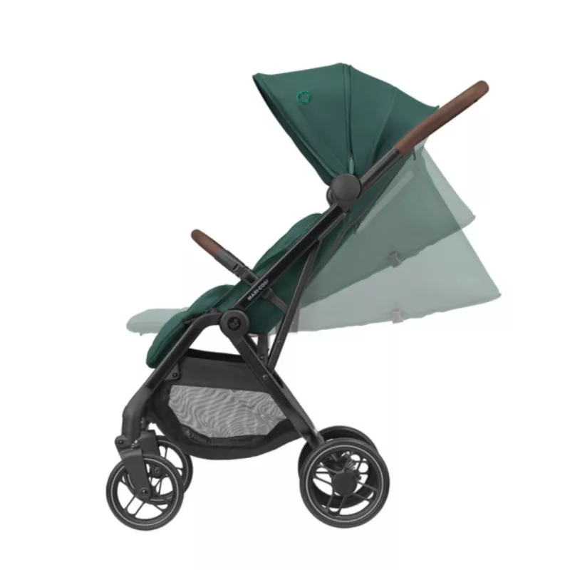 Maxi-Cosi Silla de Paseo Soho Essential Green  reclinado