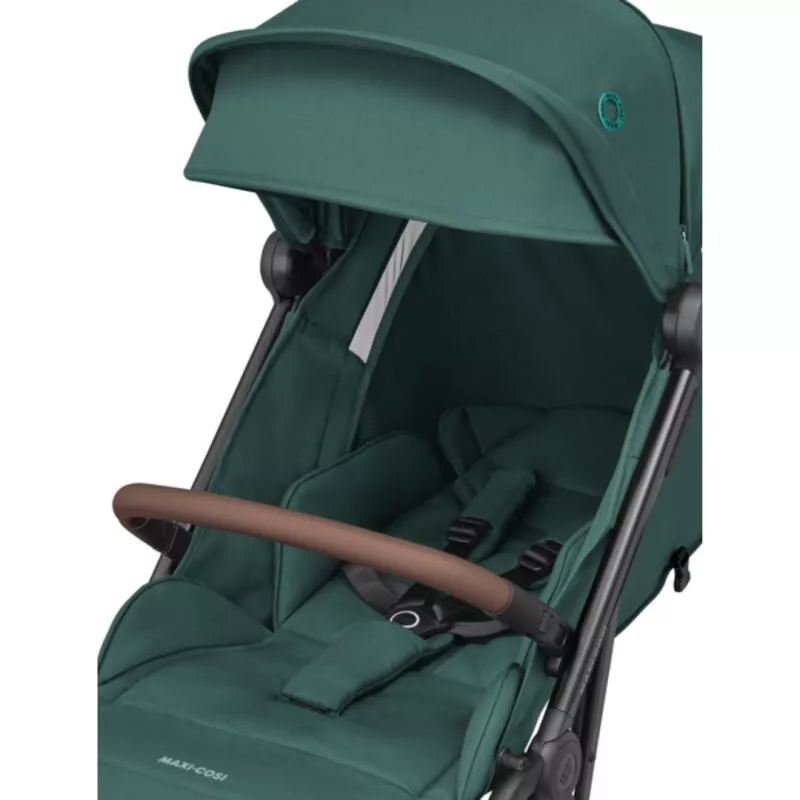 Maxi-Cosi Silla de Paseo Soho Essential Green  reclinado interior