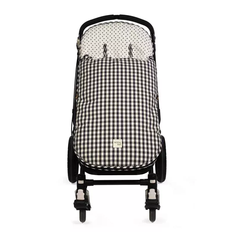 Walking Mum Saco Silla Entretiempo Remy, color negro