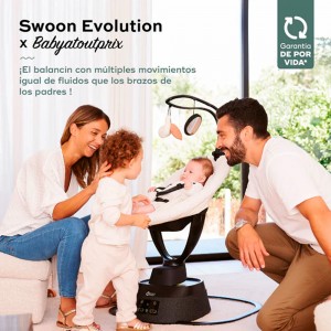 Babymoov Balancín Eléctrico Swoon Evolution x, con familia
