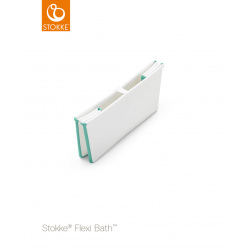 Stokke® bañera plegable FlexiBath® blanco aqua verde 531905