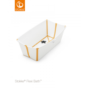 Stokke® bañera plegable FlexiBath® blanco amarillo 531909