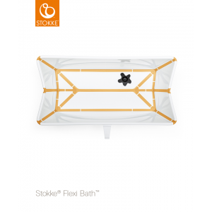 Stokke® bañera plegable FlexiBath® blanco amarillo 531909