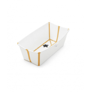 Stokke® bañera plegable FlexiBath® blanco amarillo 531909