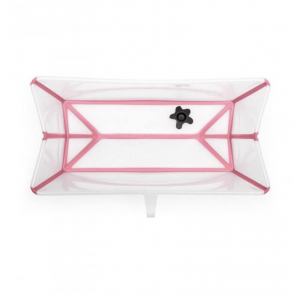 Stokke® bañera plegable FlexiBath® transparente rosa 531903