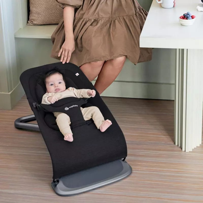 Ergobaby Hamaca 3 en 1 Evolve Onyx Black recien nacido