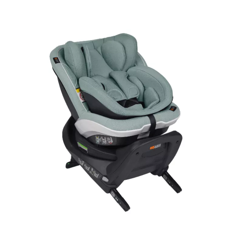 BeSafe Silla de Coche Izi Turn B I-Size Grupo 0+/1 Sea Green Melange