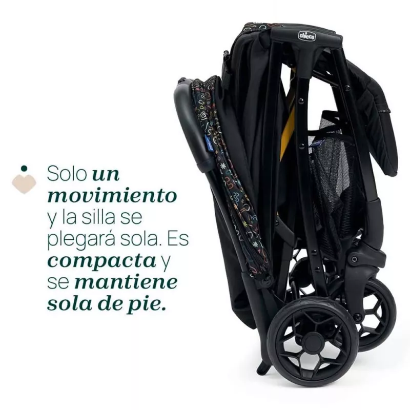 Chicco Silla de Paseo Glee_Playful Black_Plegada