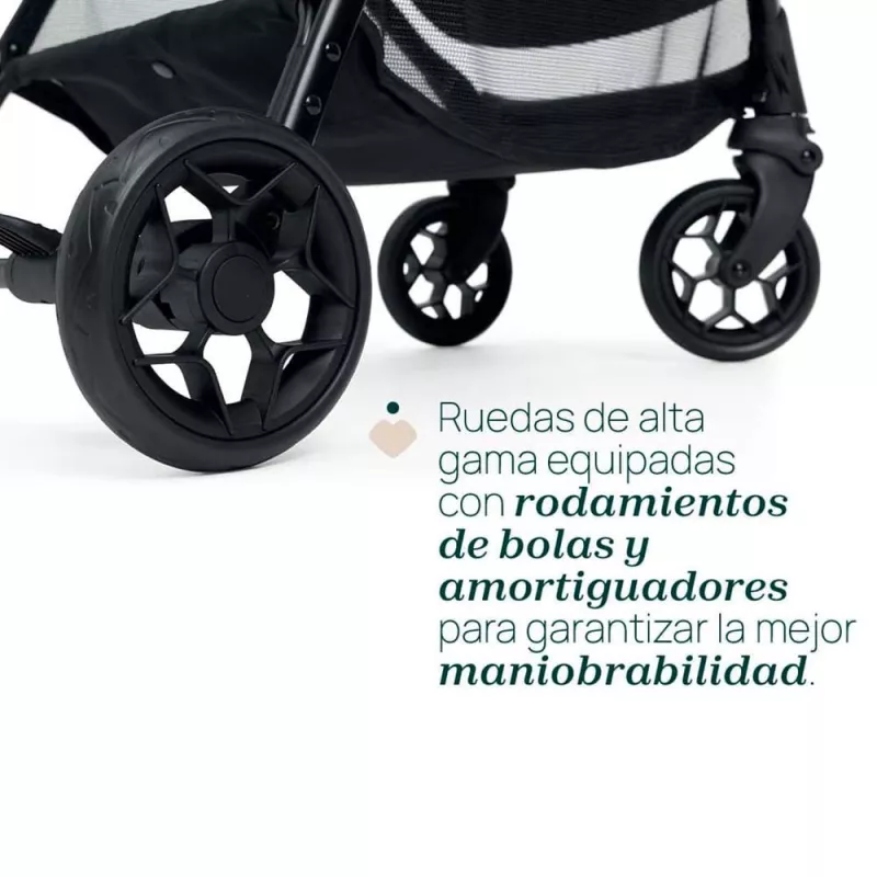 Chicco Silla de Paseo Glee_Playful Black_Ruedas