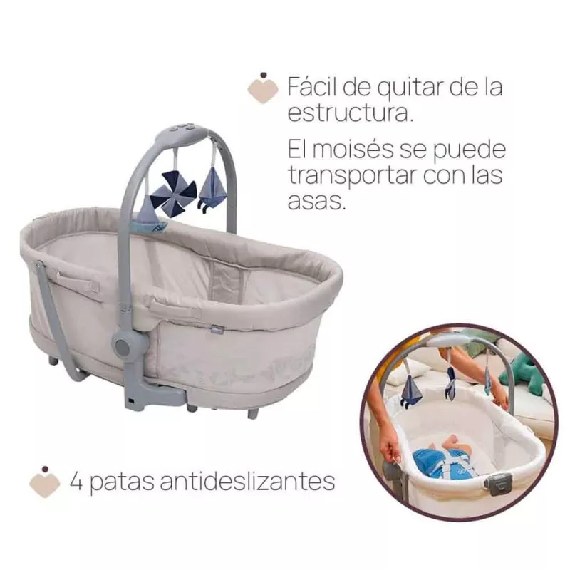 Chicco Minicuna Multifunción Baby Hug Pro 5 en 1