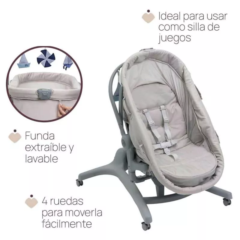 Chicco Minicuna Multifunción Baby Hug Pro 5 en 1