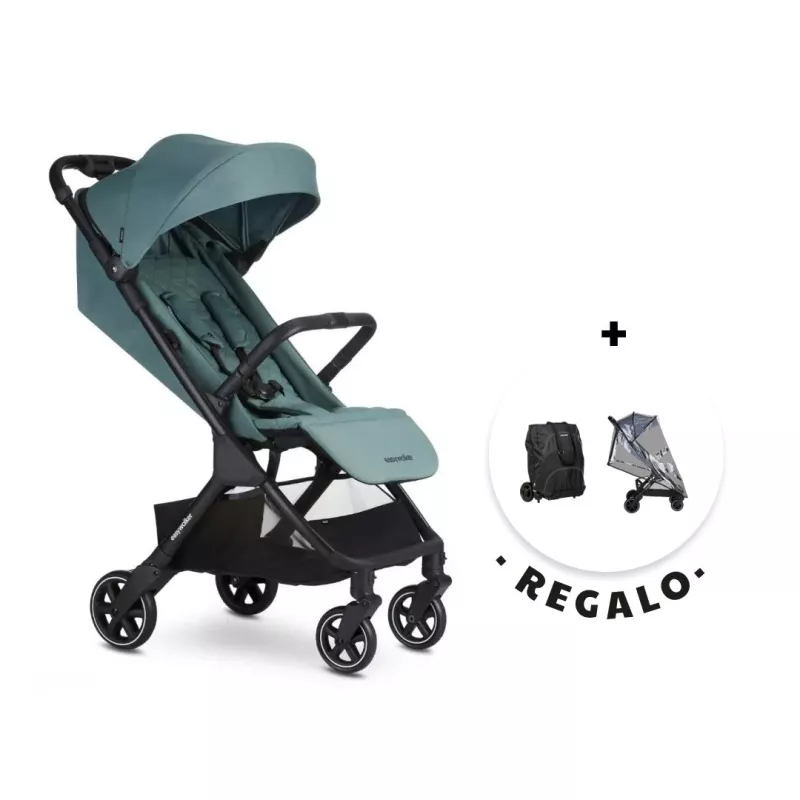 Easywalker Silla de Paseo Jackey + Regalo Accesorios forest green