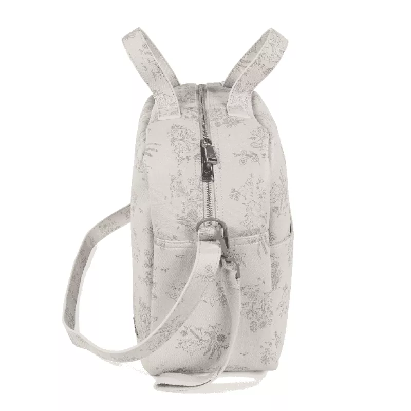 Pasito a Pasito Bolso Maternal Toile de Jouy cream de lado