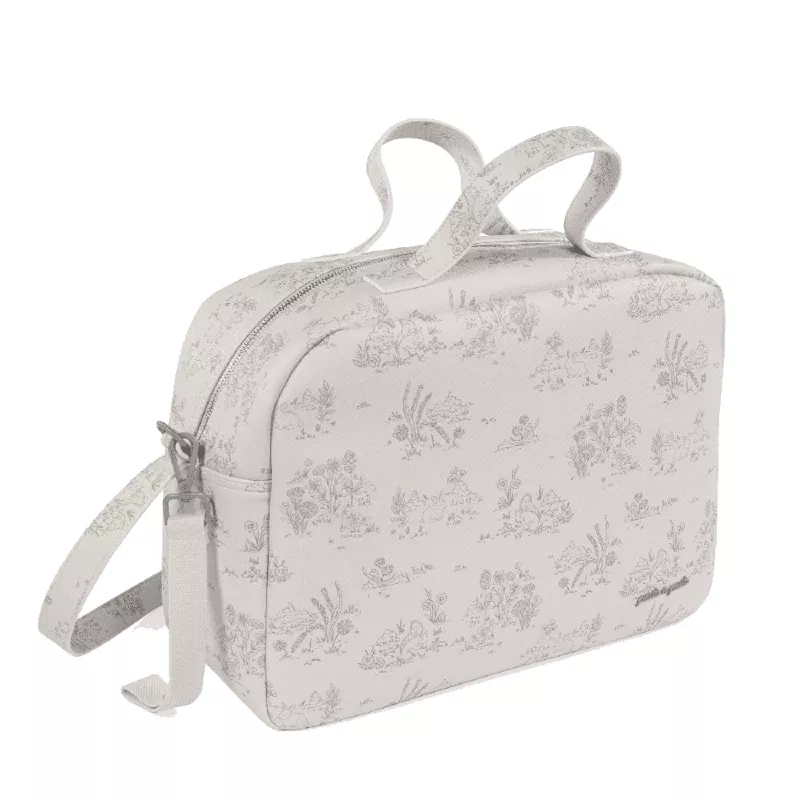 Pasito a Pasito Bolso Maternal Toile de Jouy cream lateral