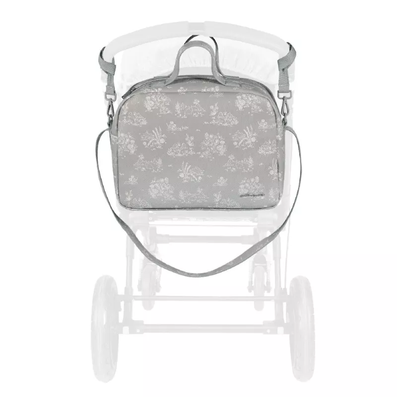 Pasito a Pasito Bolso Maternal Toile de Jouy forest carrito