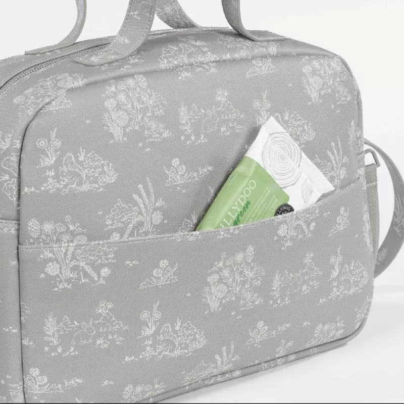 Pasito a Pasito Bolso Maternal Toile de Jouy forest bolsillo