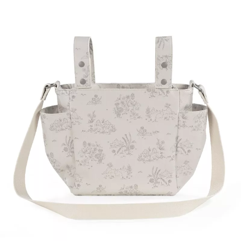 Pasito a Pasito Bolso Crossbody Toile de Jouy cream reverso