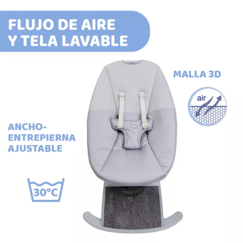 Chicco Hamaca Electrónica Comfy Wave transpirable