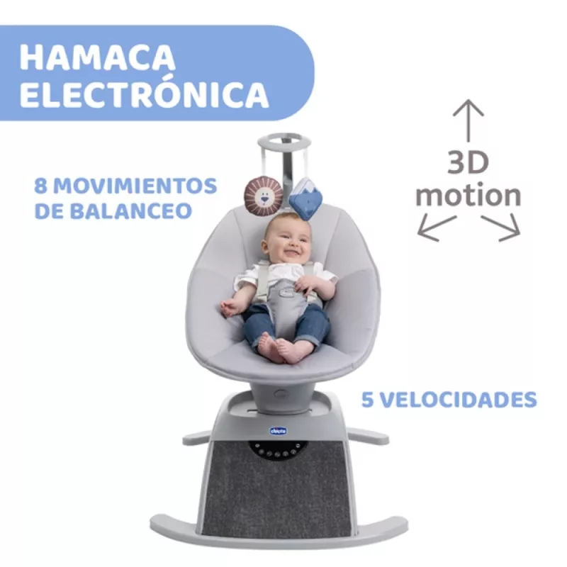 Chicco Hamaca Electrónica Comfy Wave caracteristicas