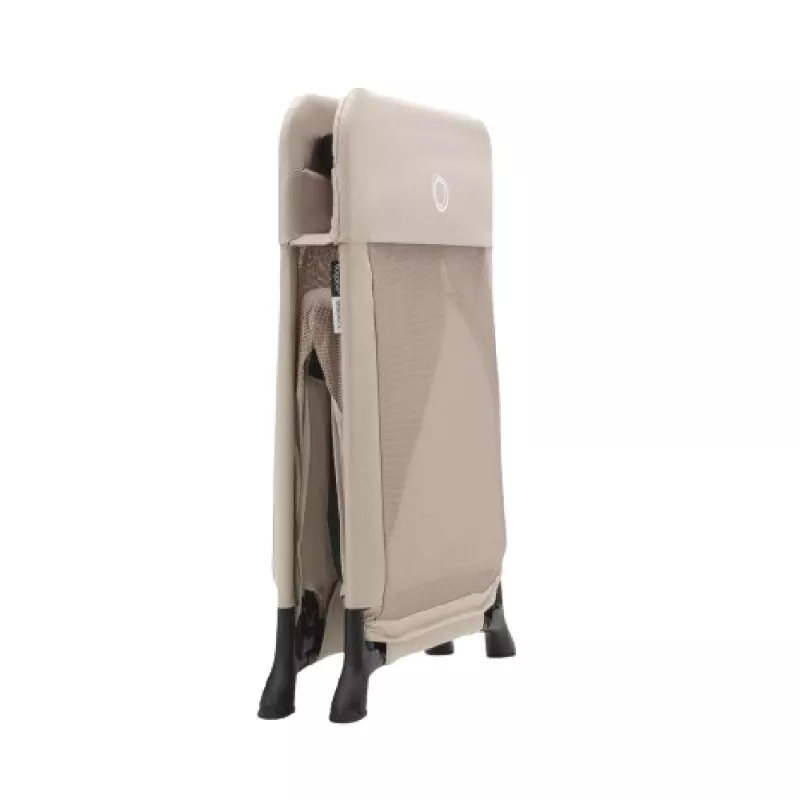 Bugaboo Cuna de Viaje  Pop-Up Stardust desert taupe plegada