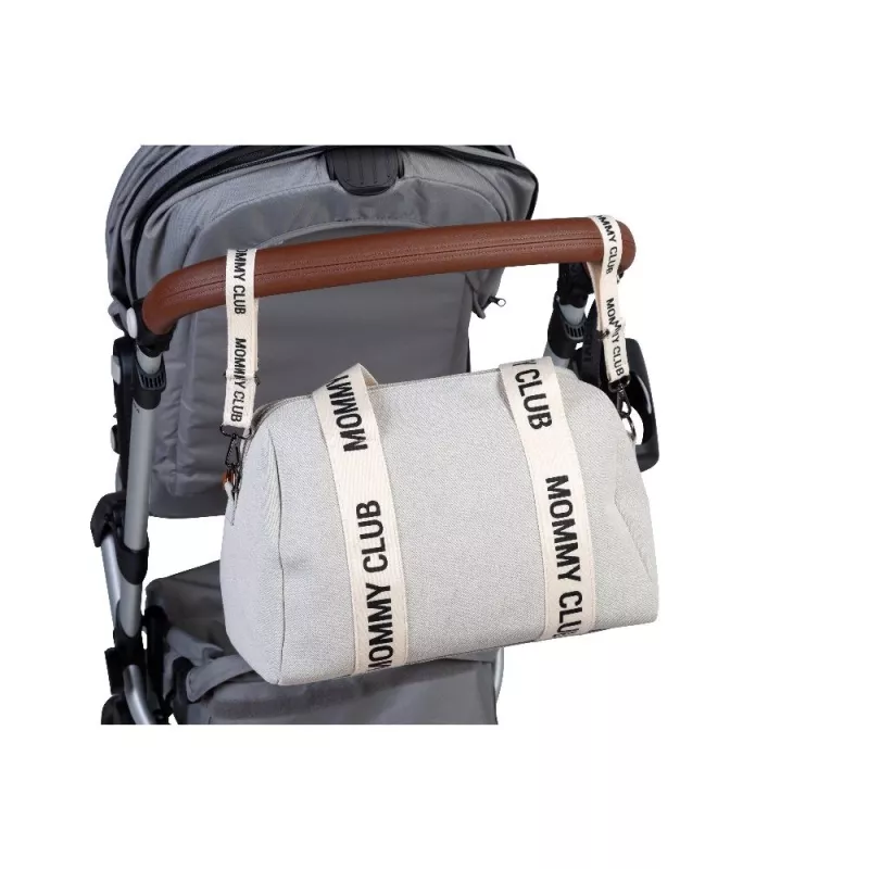 Childhome Bolso Maternal Mommy Club Canvas blanco roto silla paseo