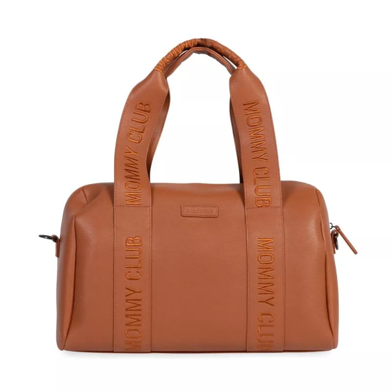 Childhome Bolso Maternal Mommy Club Polipiel marron trasera