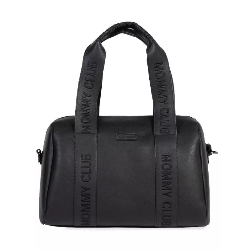 Childhome Bolso Maternal Mommy Club Polipiel negro trasera