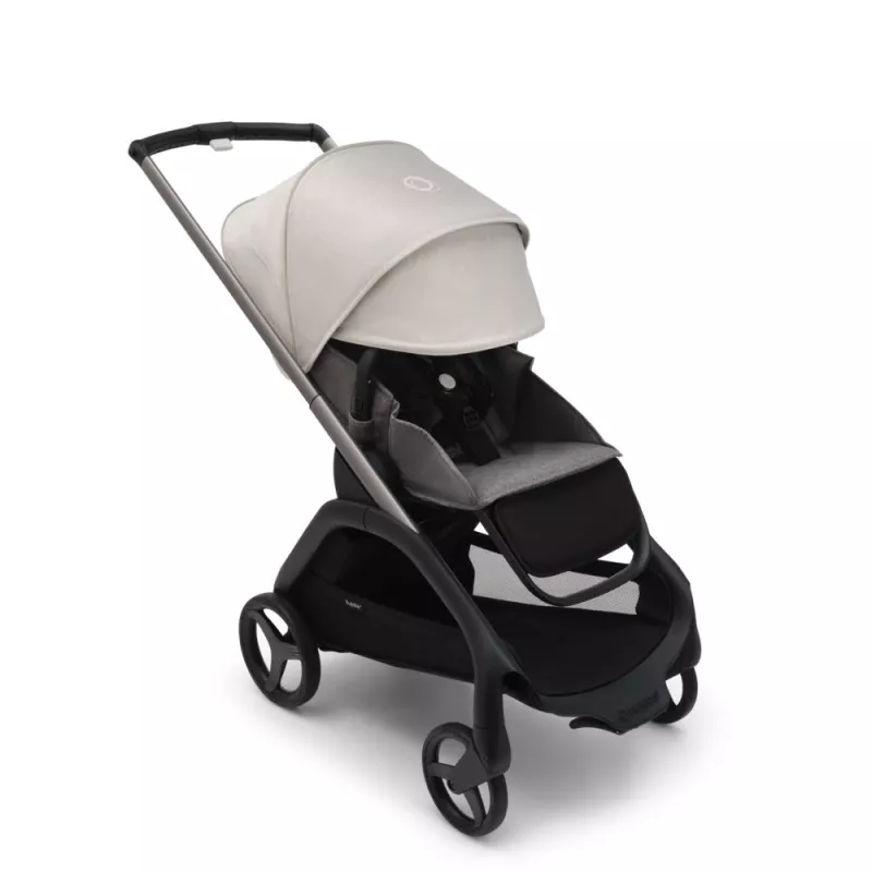 Bugaboo Dragonfly Cochecito Chasis Graphite blanco silla