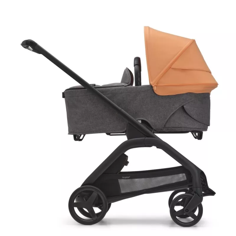 Bugaboo Carrito de Bebé Dragonfly Chasis Gris isla coral capazo