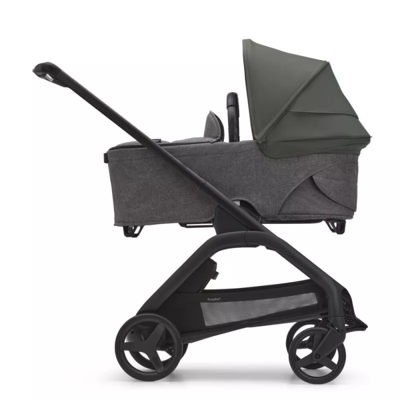 Bugaboo Carrito de Bebé Dragonfly Chasis Gris verde capazo